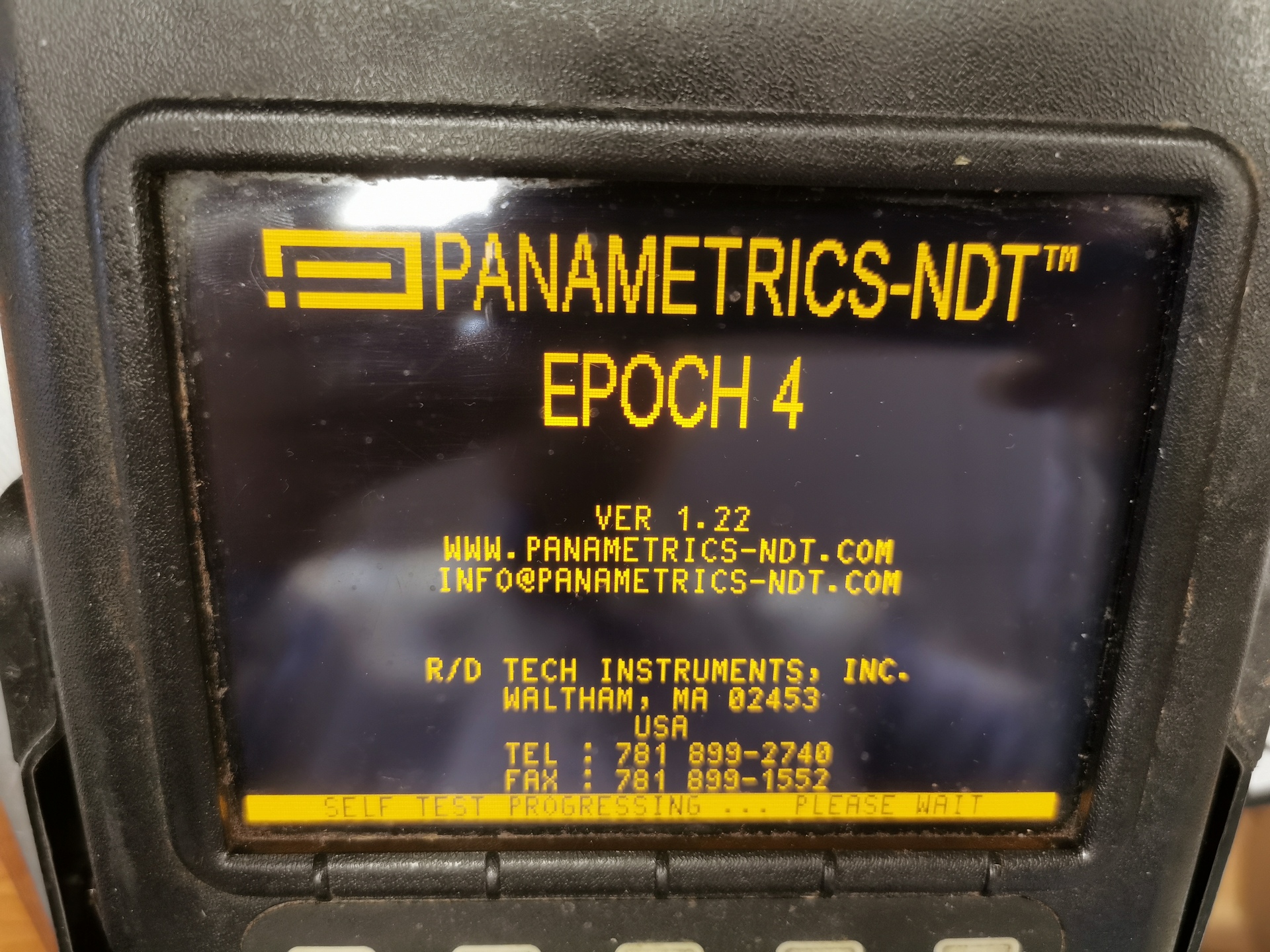 Epoch IV ultrazvukový defektoskop