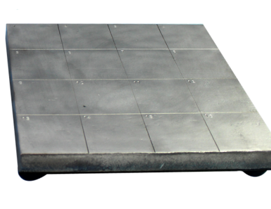 Plechy rozdelené na 4 / 16 kvadrantov, Korózia, erózia materiálu