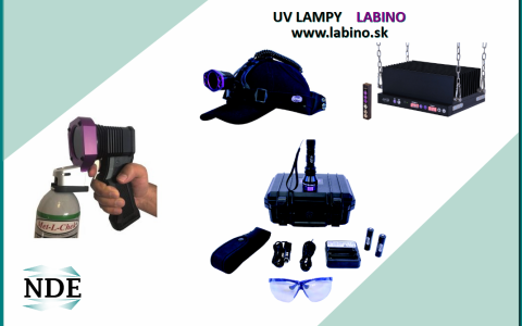 UV lampy LABINO, UV lampy baterkové, čelové, stolové, do explozívneho prostredia, www.labino.sk