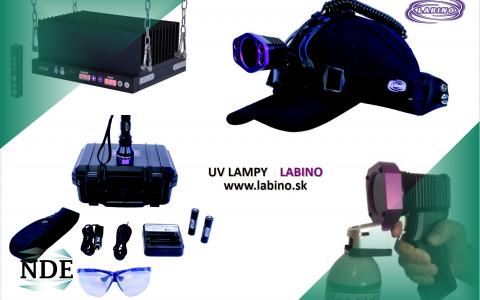 UV lampy LABINO, UV lampy baterkové, čelové, stolové, do explozívneho prostredia, www.labino.sk